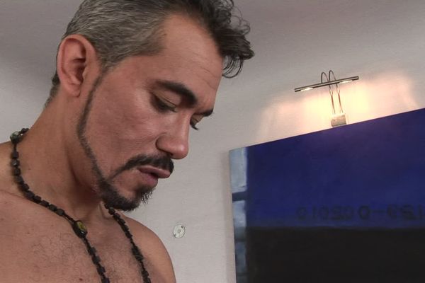 Jockstrap With Leather Boots Takes It